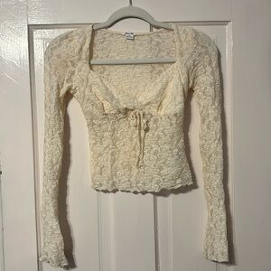 Lace Long Sleeve Top